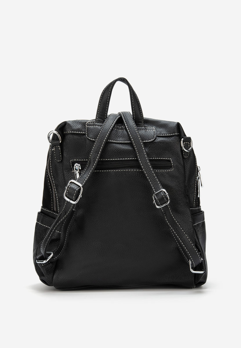 Černá dámská batoh Silvia Rosa 6129