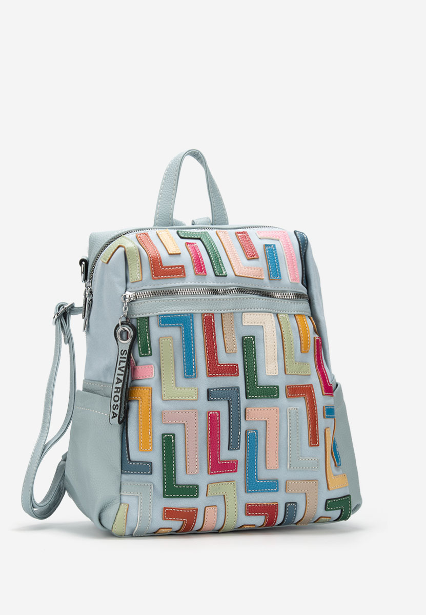 Modré dámská batoh Silvia Rosa 6129