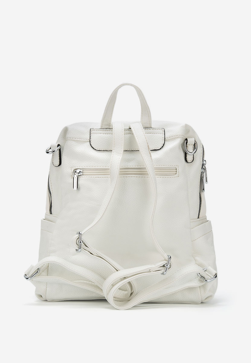 Bílá dámská batoh Silvia Rosa 6129