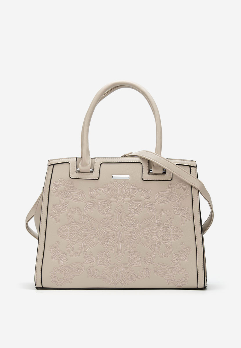 Béžové rukojeť kabelky Aidana V2