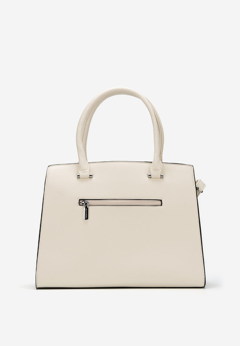 Béžové rukojeť kabelky Aidana