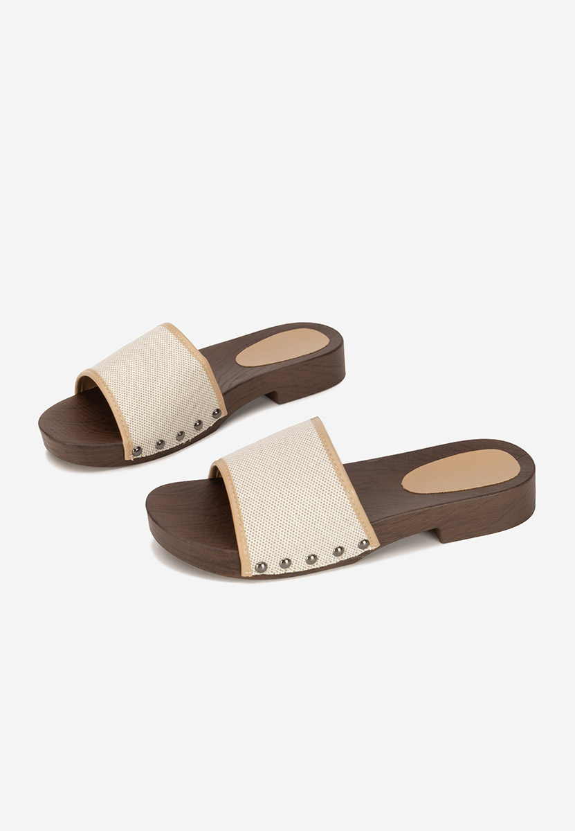 Béžové pantofle dámské Marianna V2