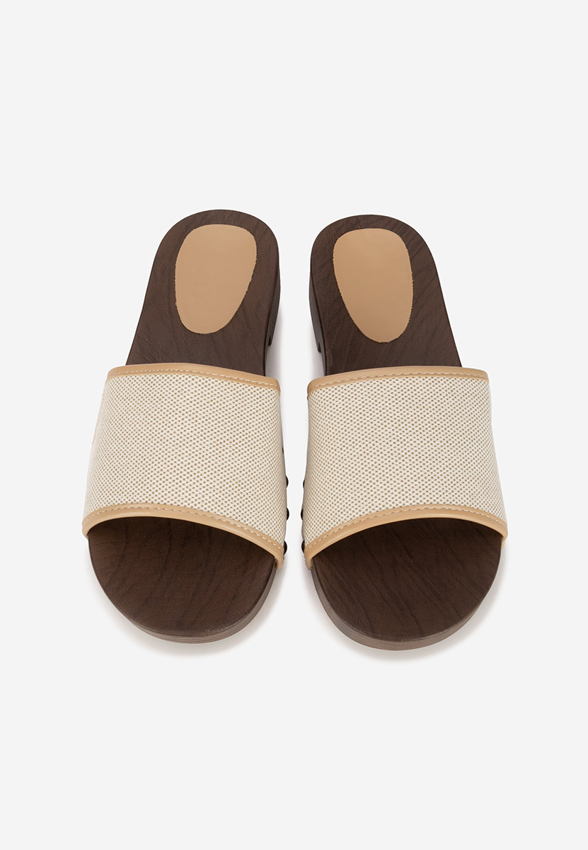 Béžové pantofle dámské Marianna V2