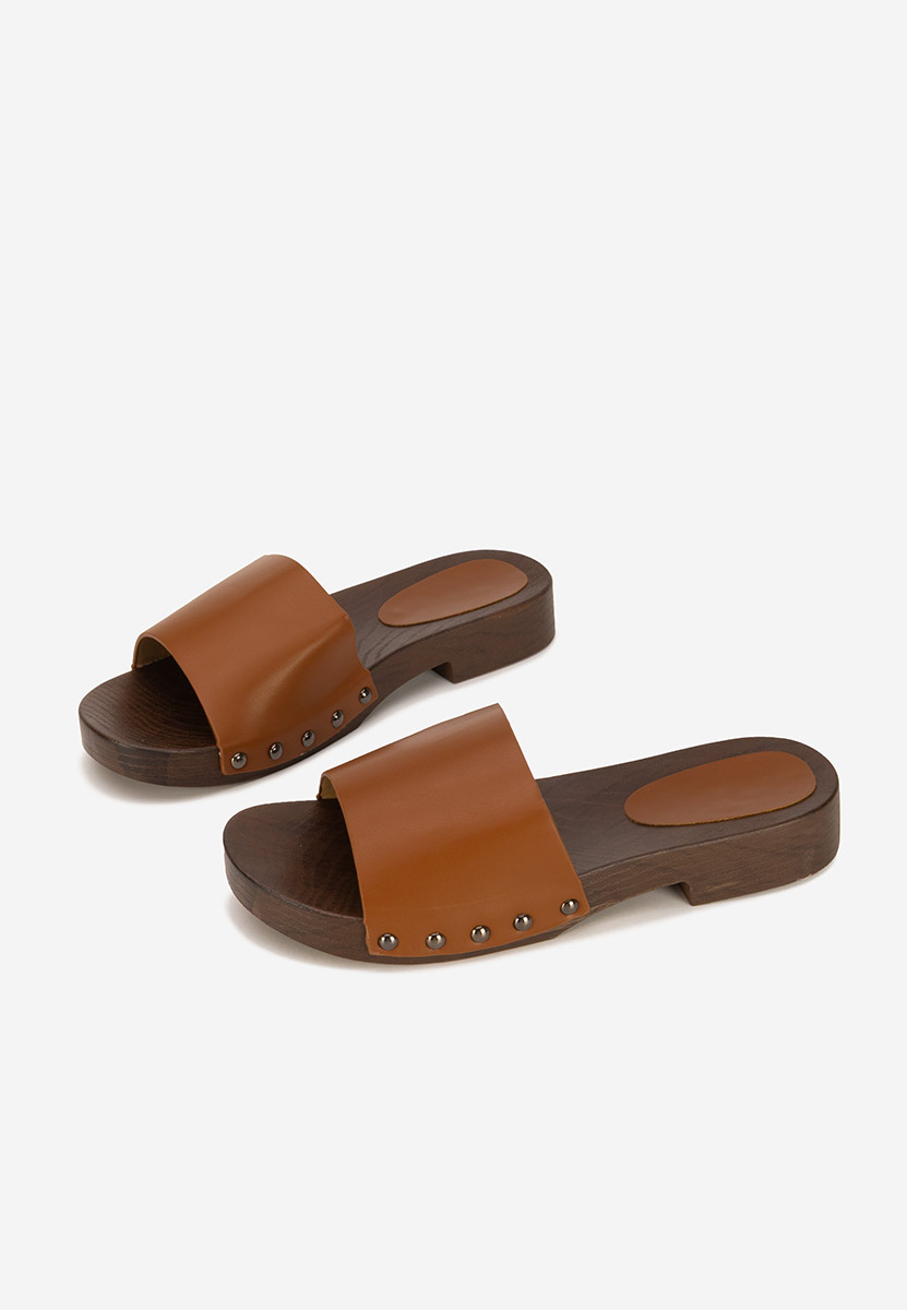 Camelové pantofle dámské Marianna