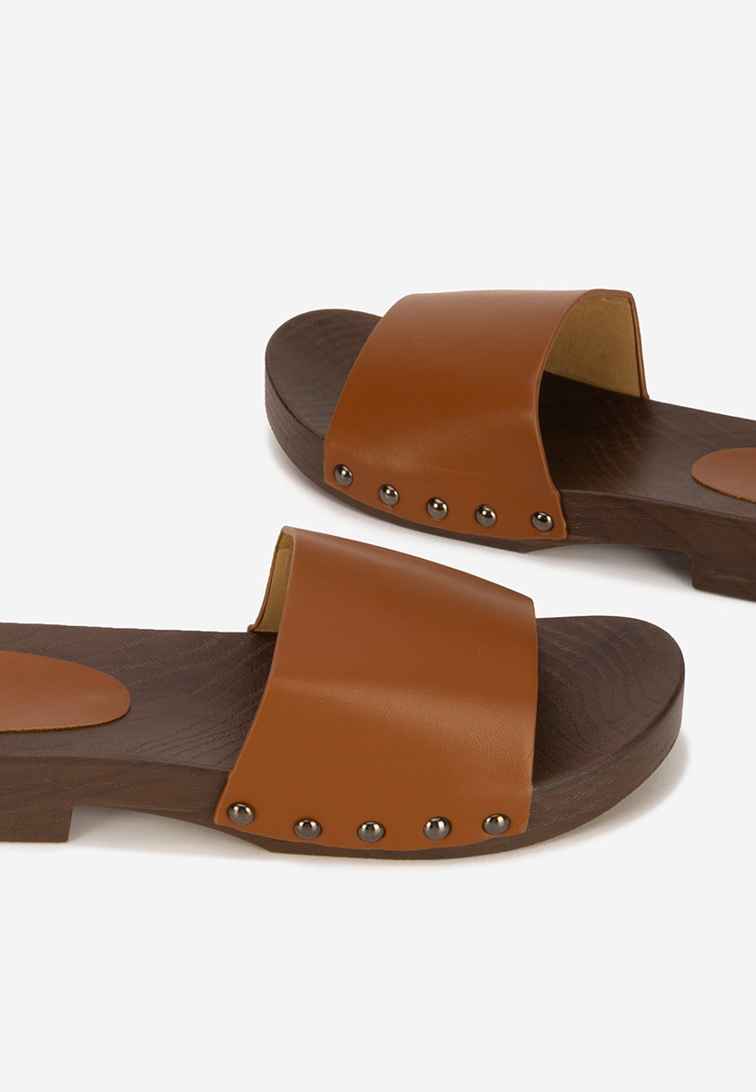 Camelové pantofle dámské Marianna