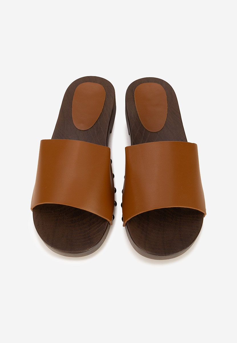 Camelové pantofle dámské Marianna