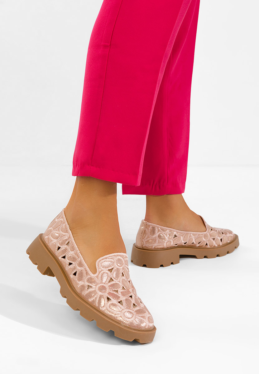 Ružové dámské polobotky Sorika