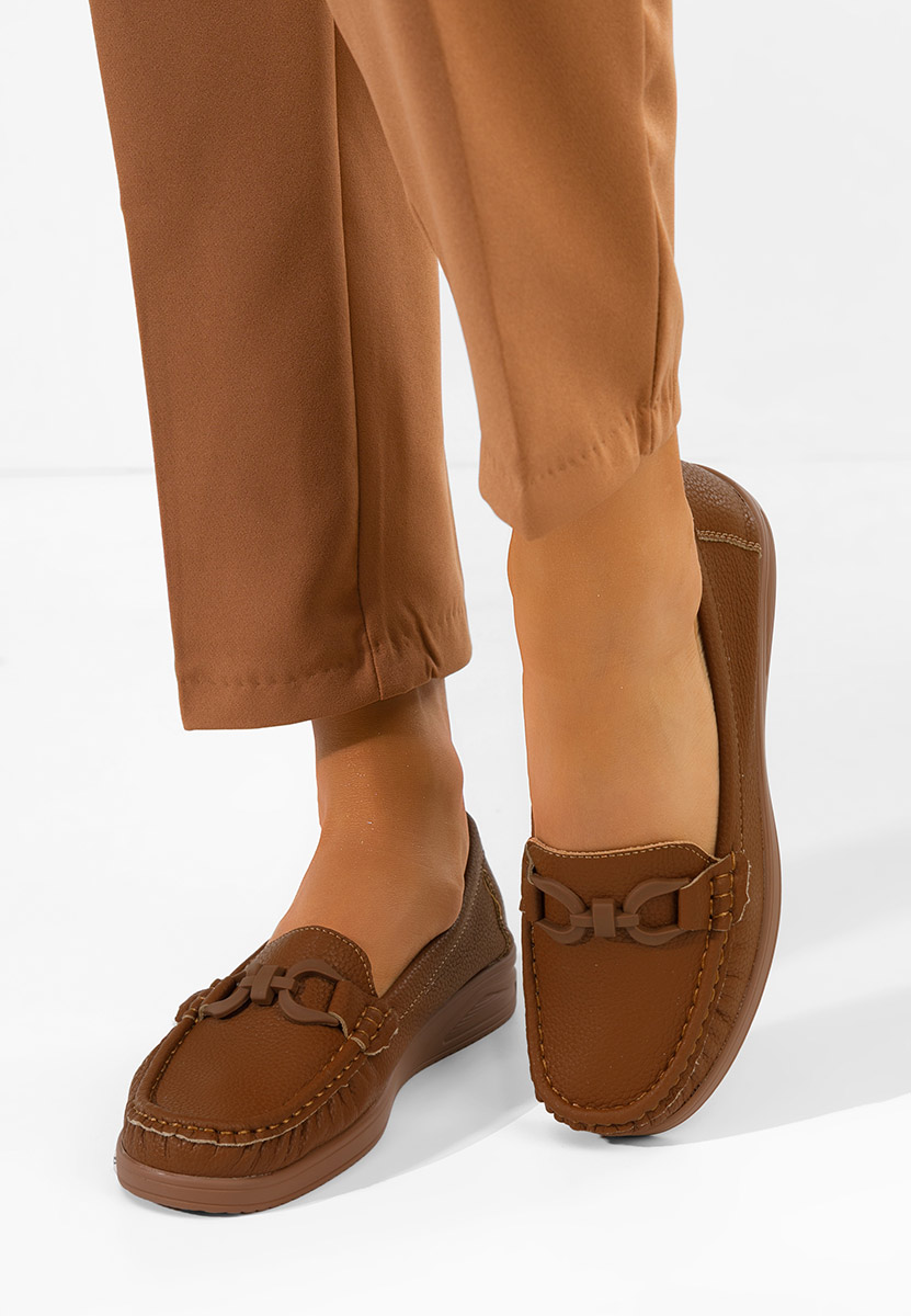 Camelové dámské mokasíny Cristiena