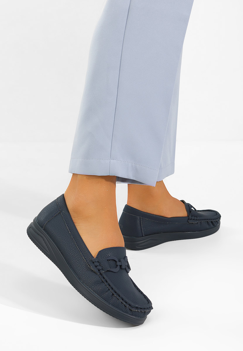 Tmavě modré dámské mokasíny Cristiena
