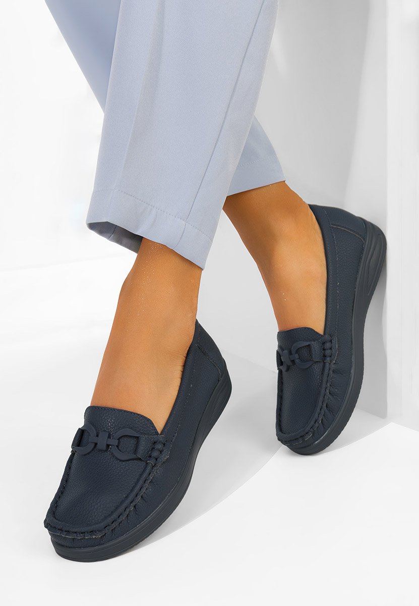 Tmavě modré dámské mokasíny Cristiena