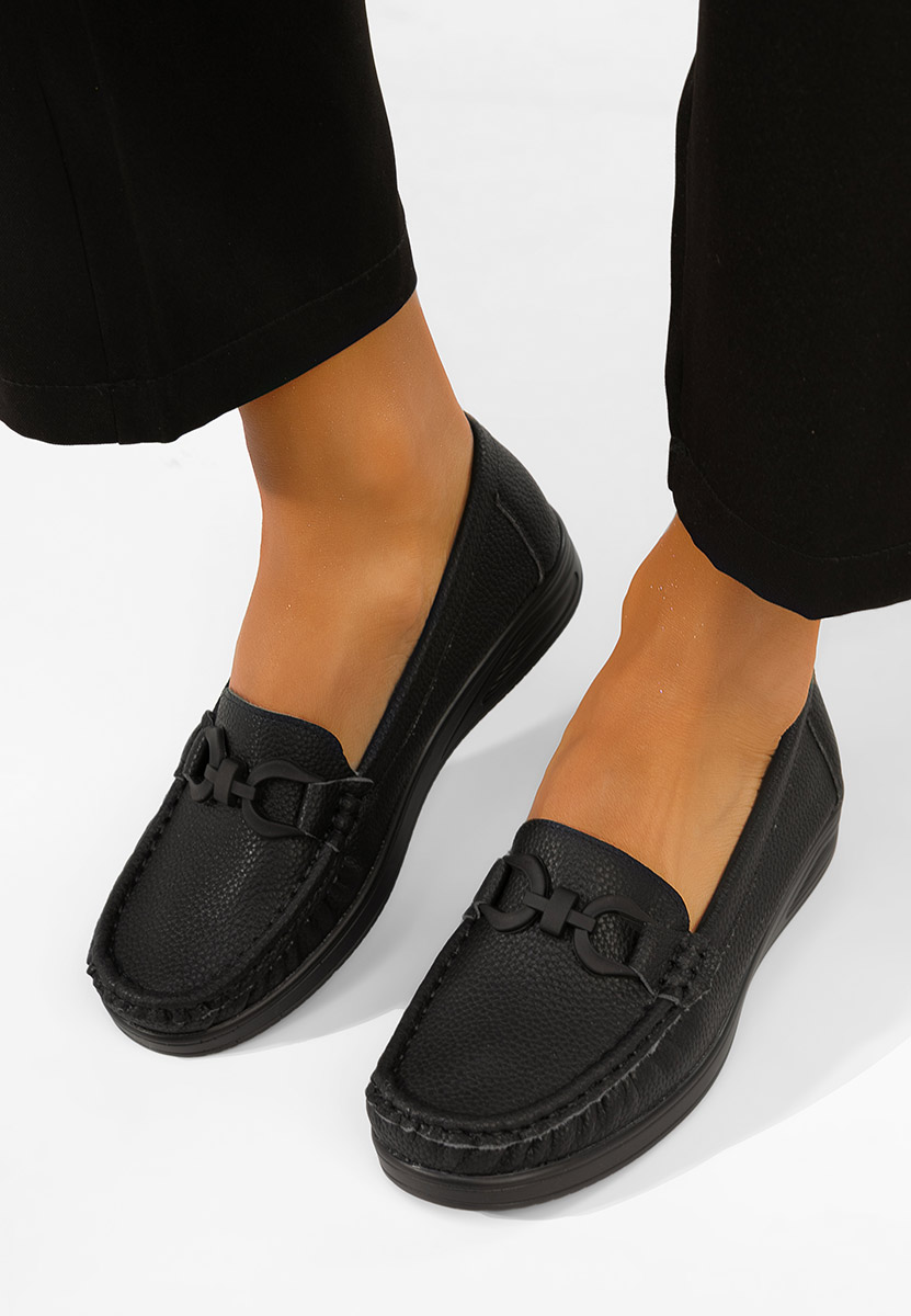 Černé dámské mokasíny Cristiena