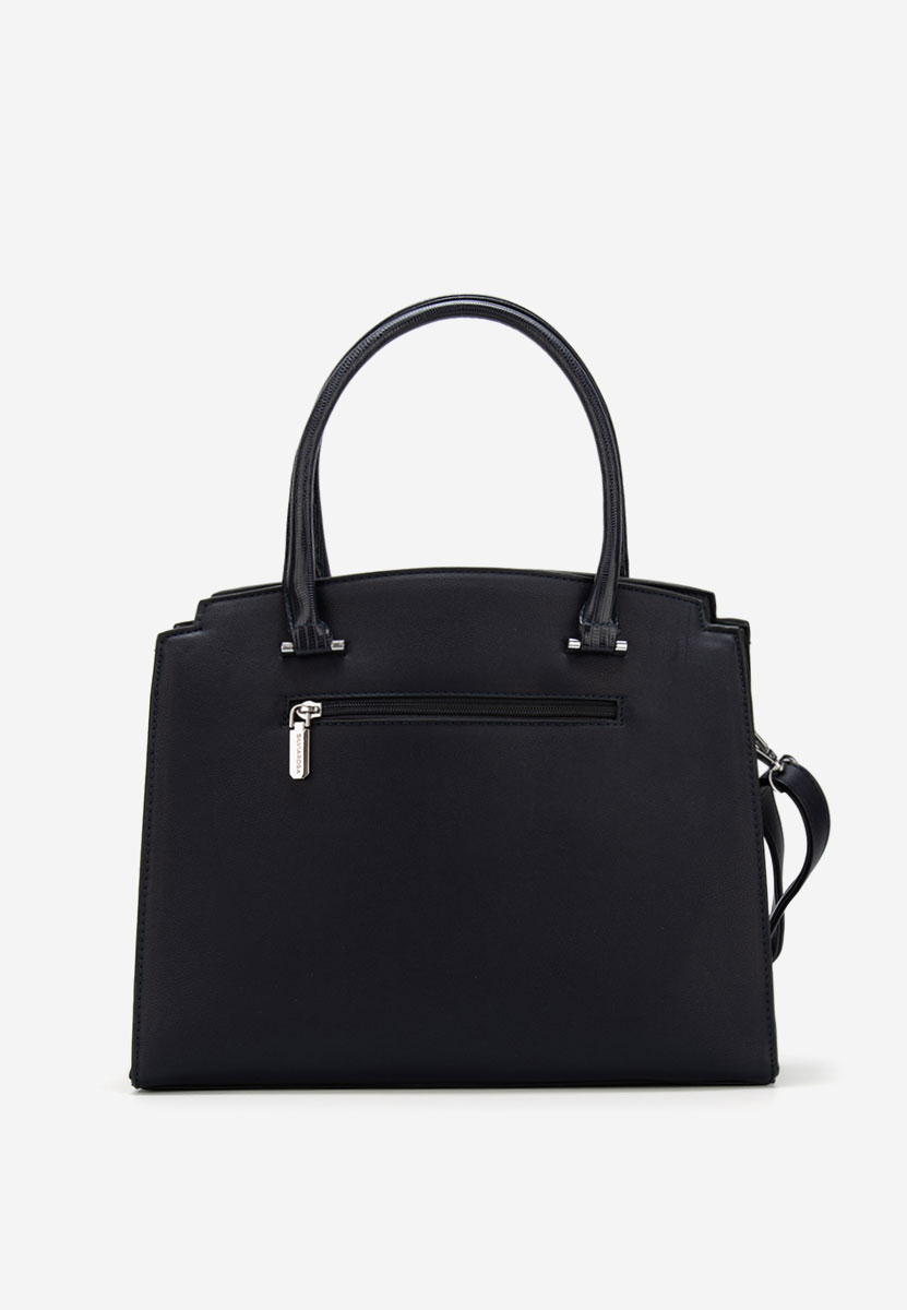 Tmavě modré kancelářská kabelka Silvia Rosa 8179