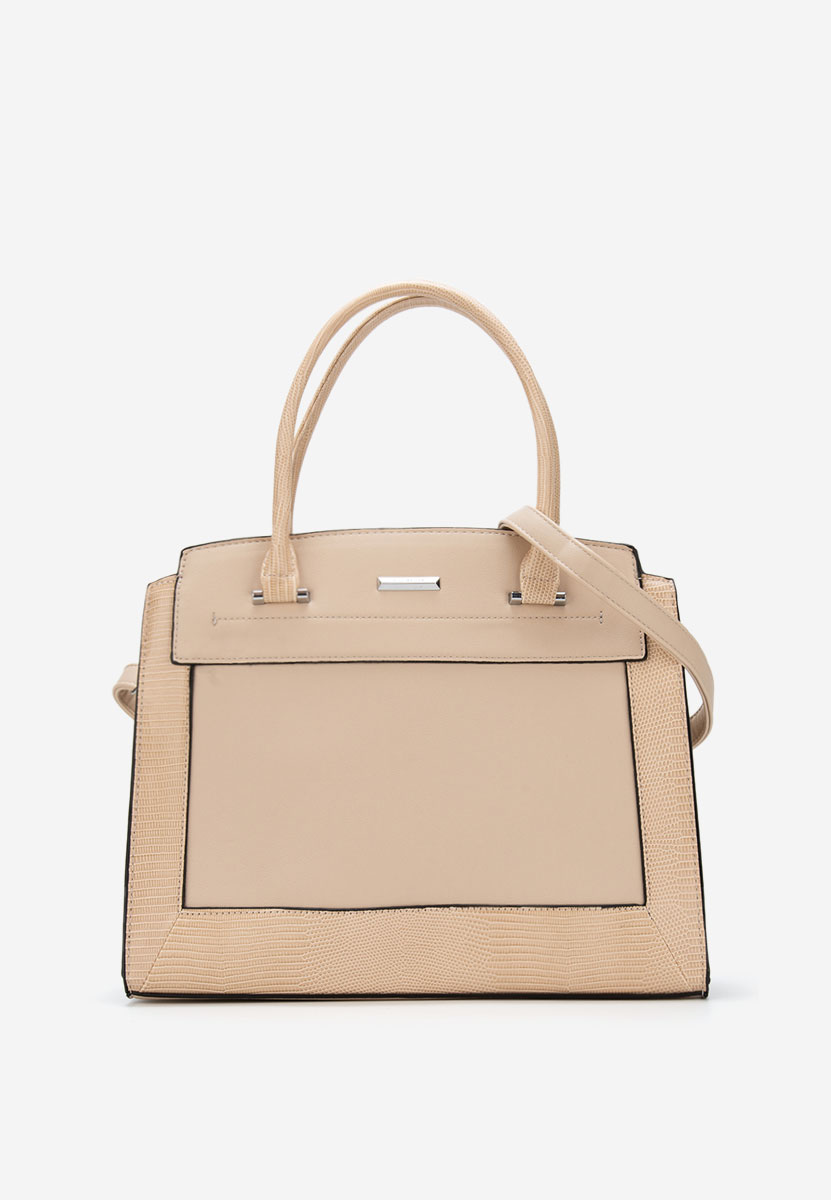 Béžové kancelářská kabelka Silvia Rosa 8179