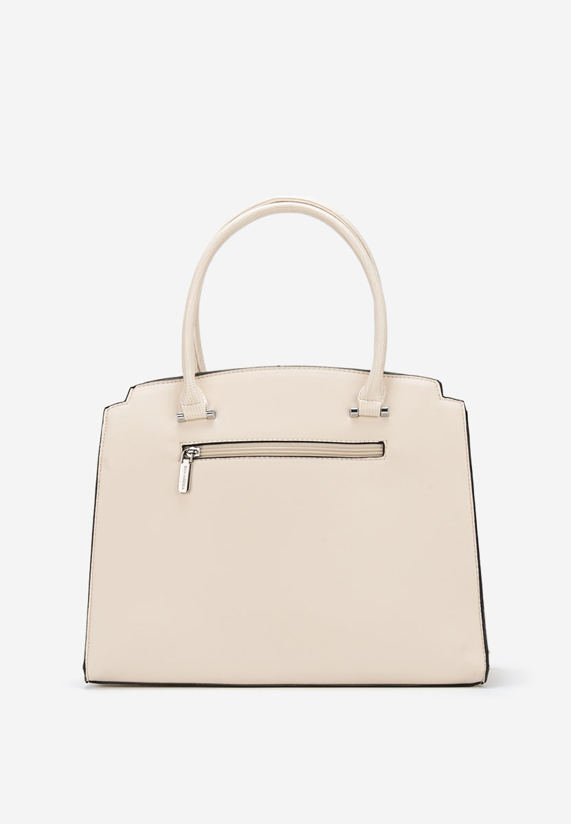 Bílá kancelářská kabelka Silvia Rosa 8179