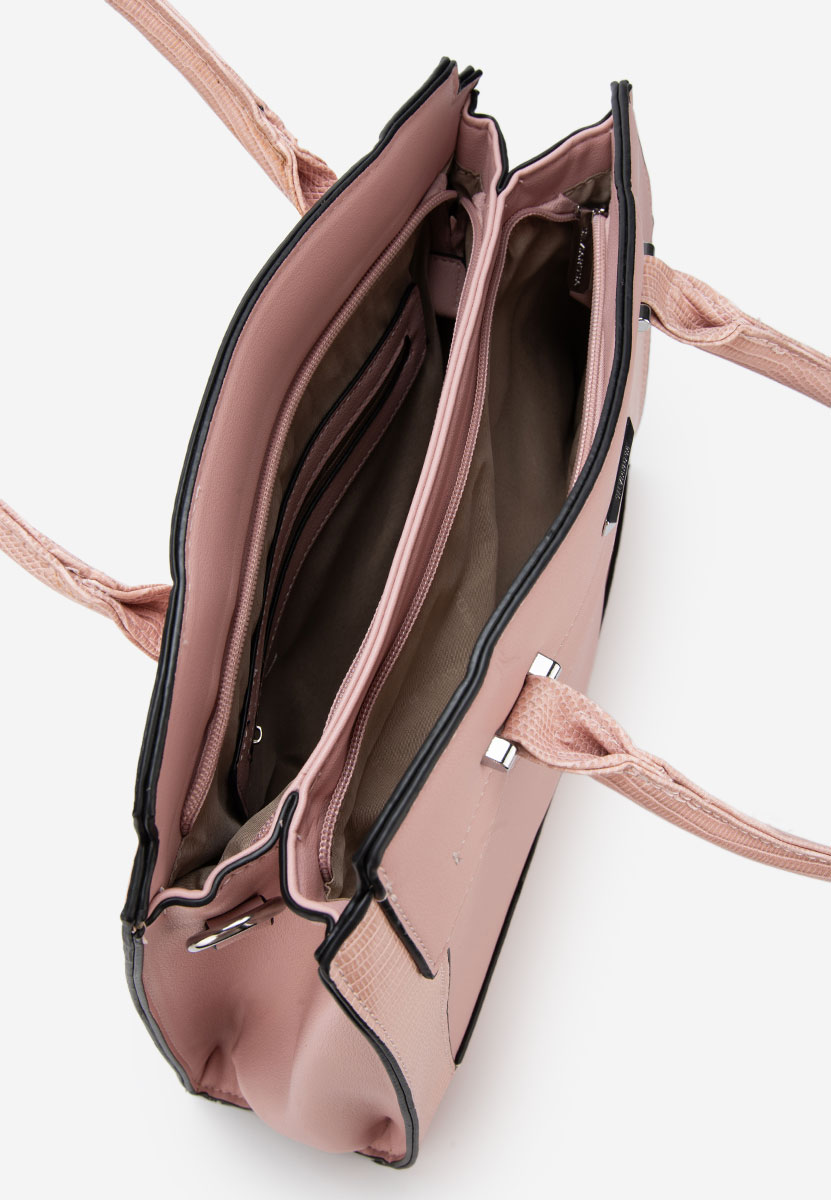 Ružové kancelářská kabelka Silvia Rosa 8179