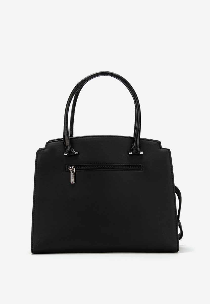 Černá kancelářská kabelka Silvia Rosa 8179