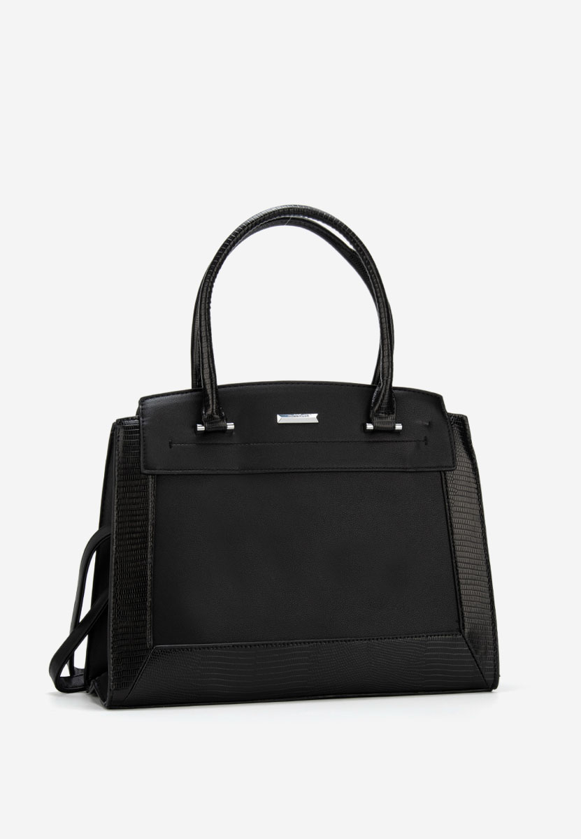 Černá kancelářská kabelka Silvia Rosa 8179