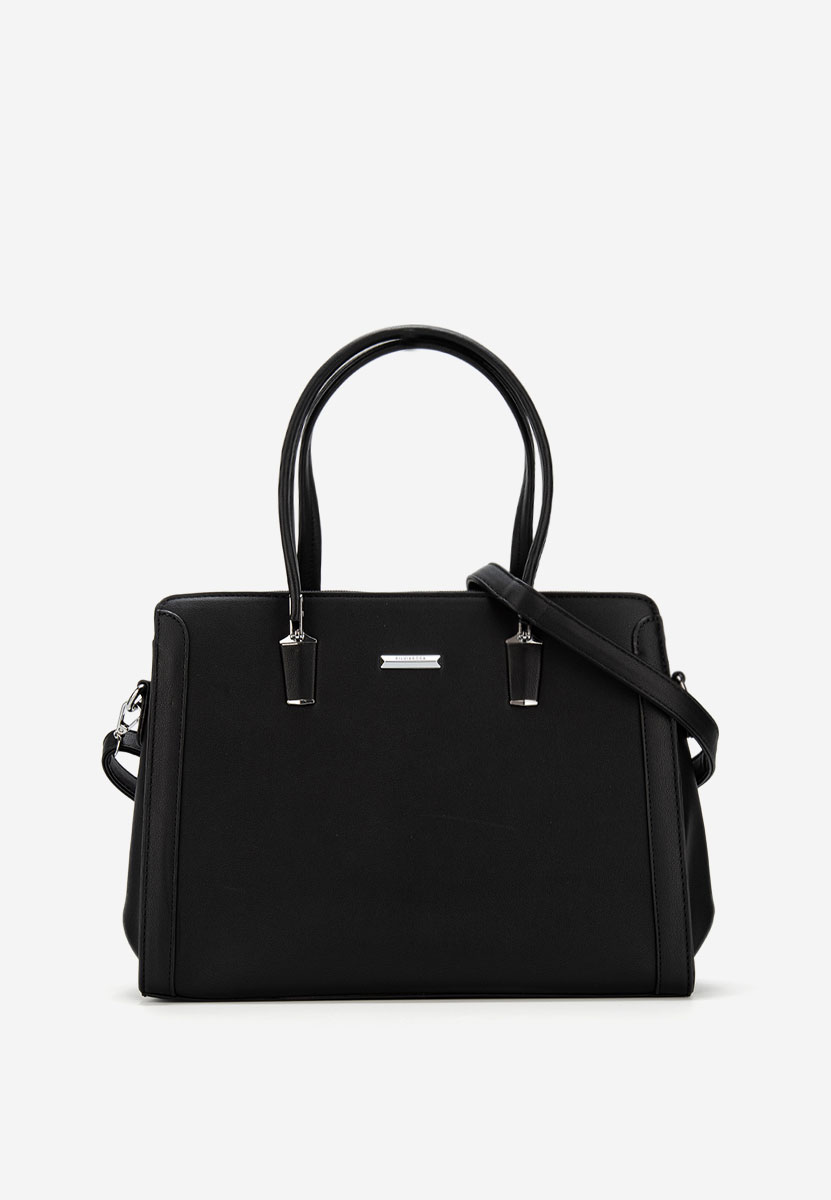 Černá kancelářská kabelka Silvia Rosa 8171