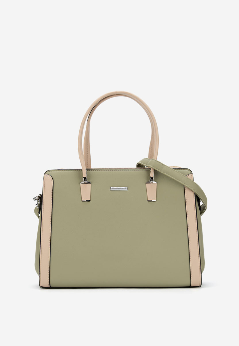 Zelená kancelářská kabelka Silvia Rosa 8171
