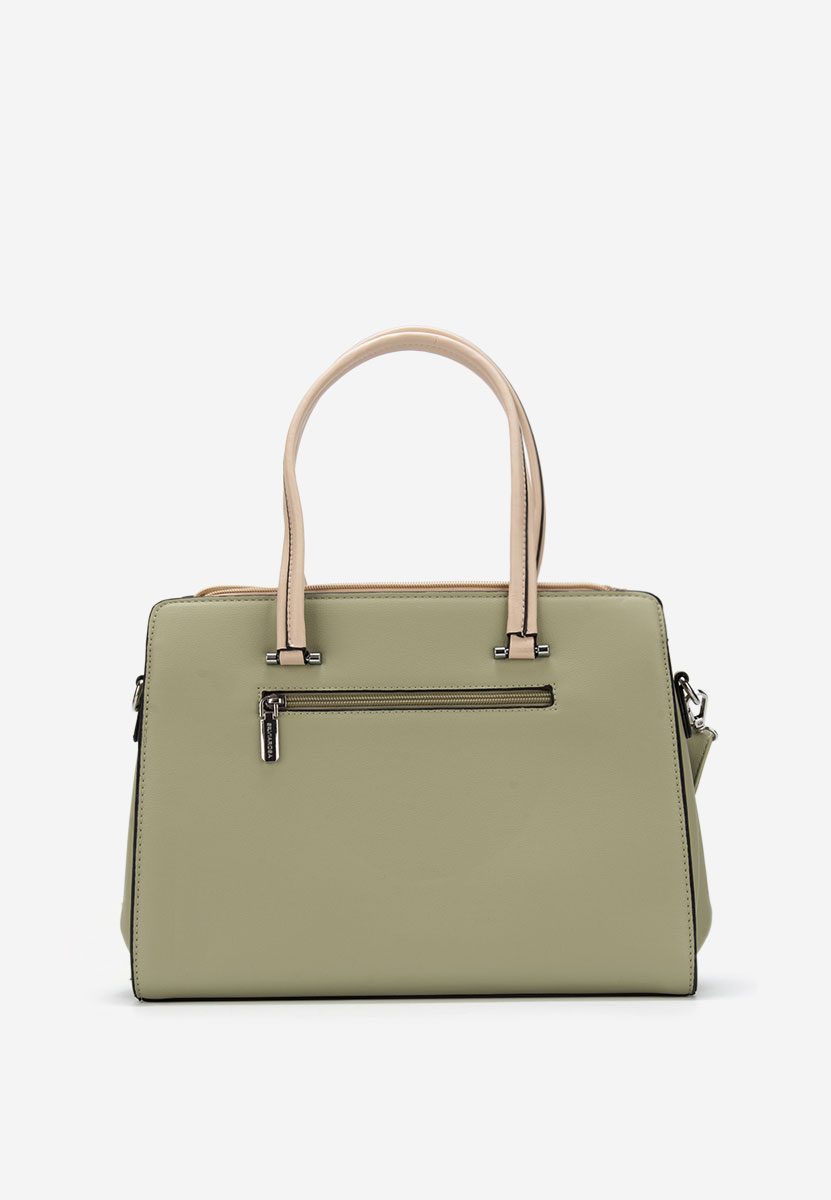 Zelená kancelářská kabelka Silvia Rosa 8171