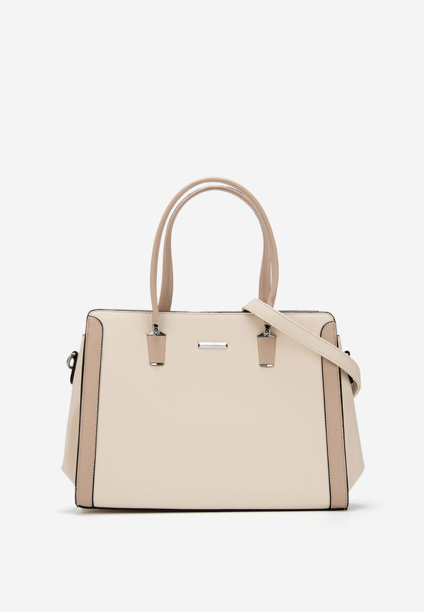 Bílá kancelářská kabelka Silvia Rosa 8171