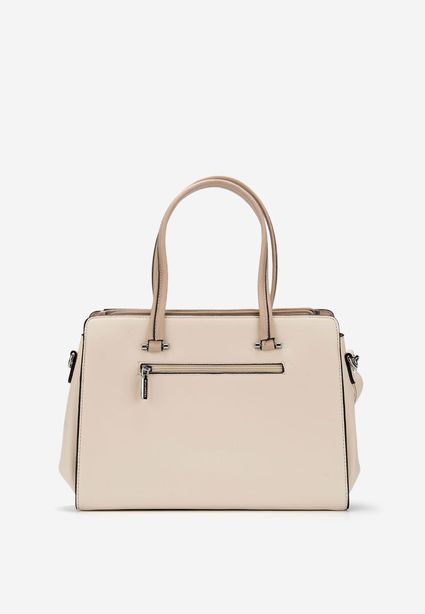 Bílá kancelářská kabelka Silvia Rosa 8171