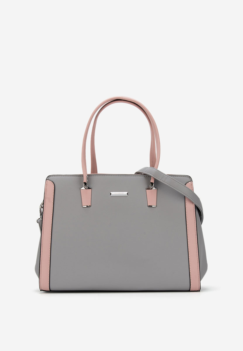 Šedé kancelářská kabelka Silvia Rosa 8171