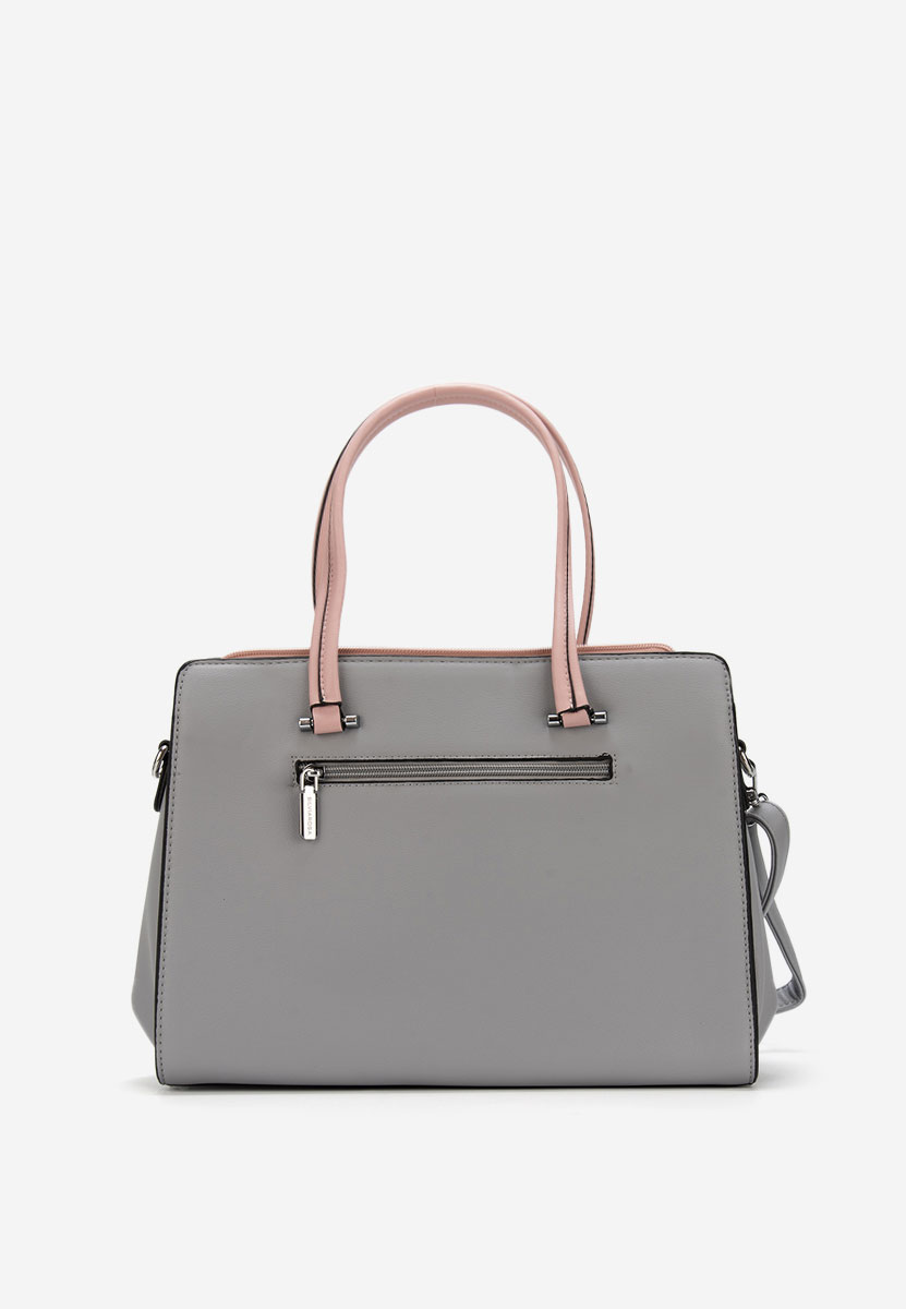 Šedé kancelářská kabelka Silvia Rosa 8171
