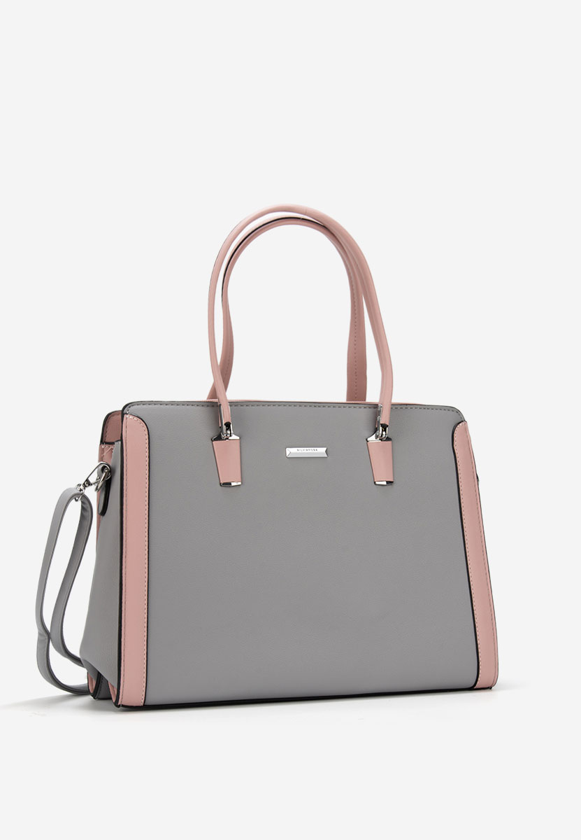 Šedé kancelářská kabelka Silvia Rosa 8171