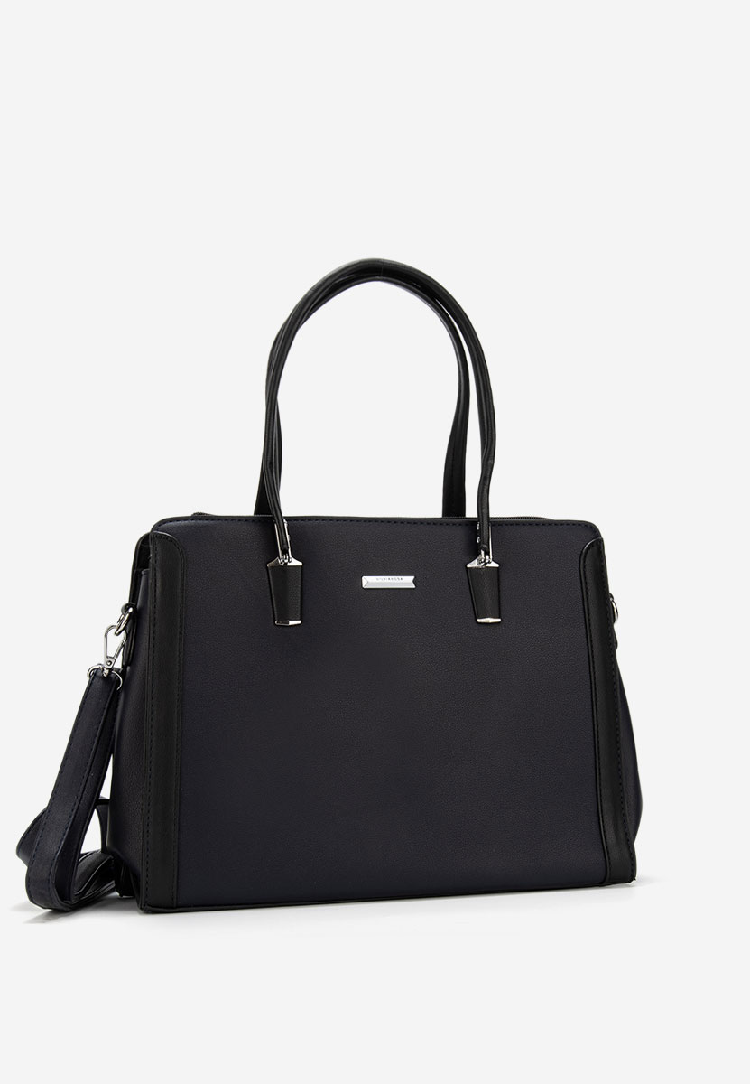 Tmavě modré kancelářská kabelka Silvia Rosa 8171