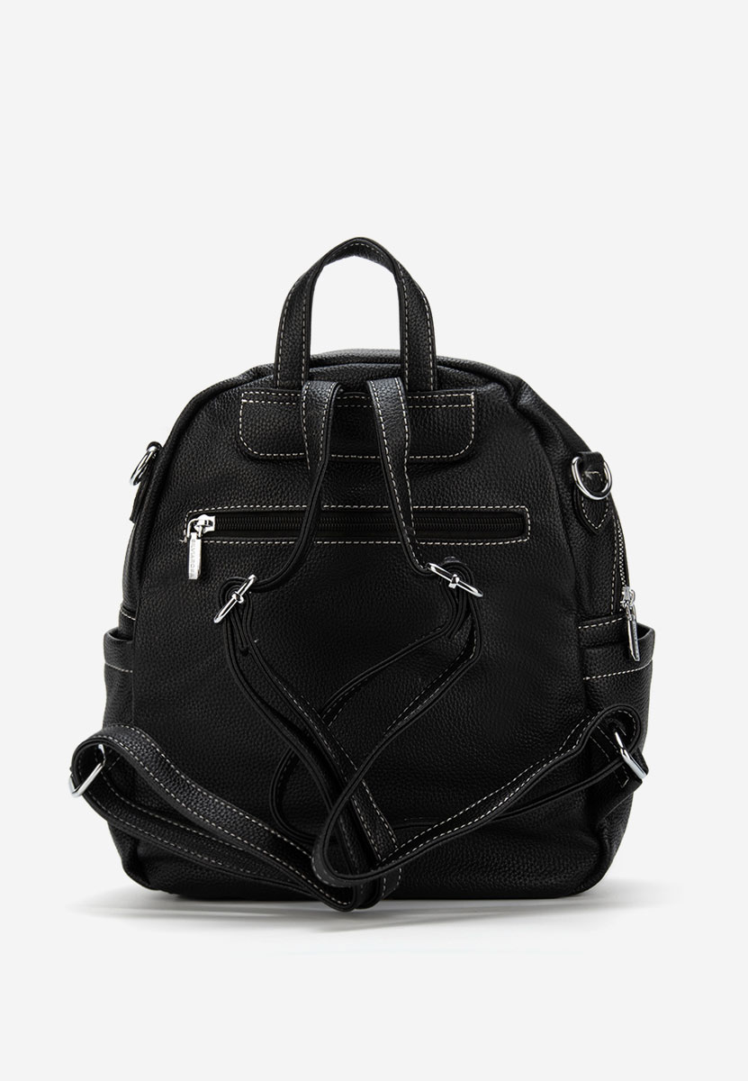 Černá dámská batoh Silvia Rosa 6128
