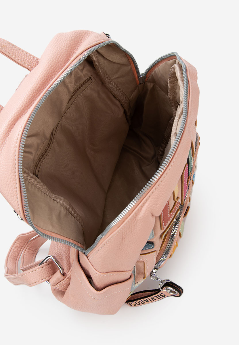 Ružové dámská batoh Silvia Rosa 6128