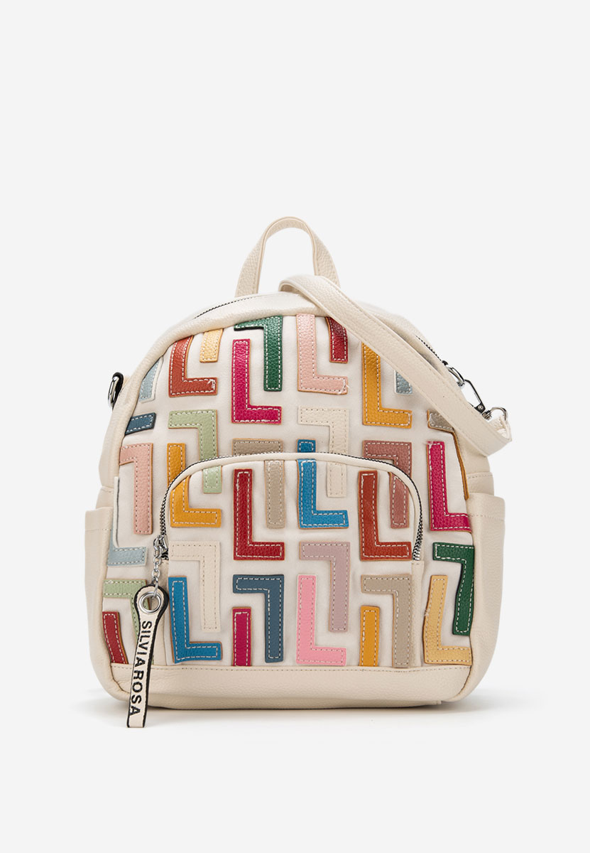 Béžové dámská batoh Silvia Rosa 6128