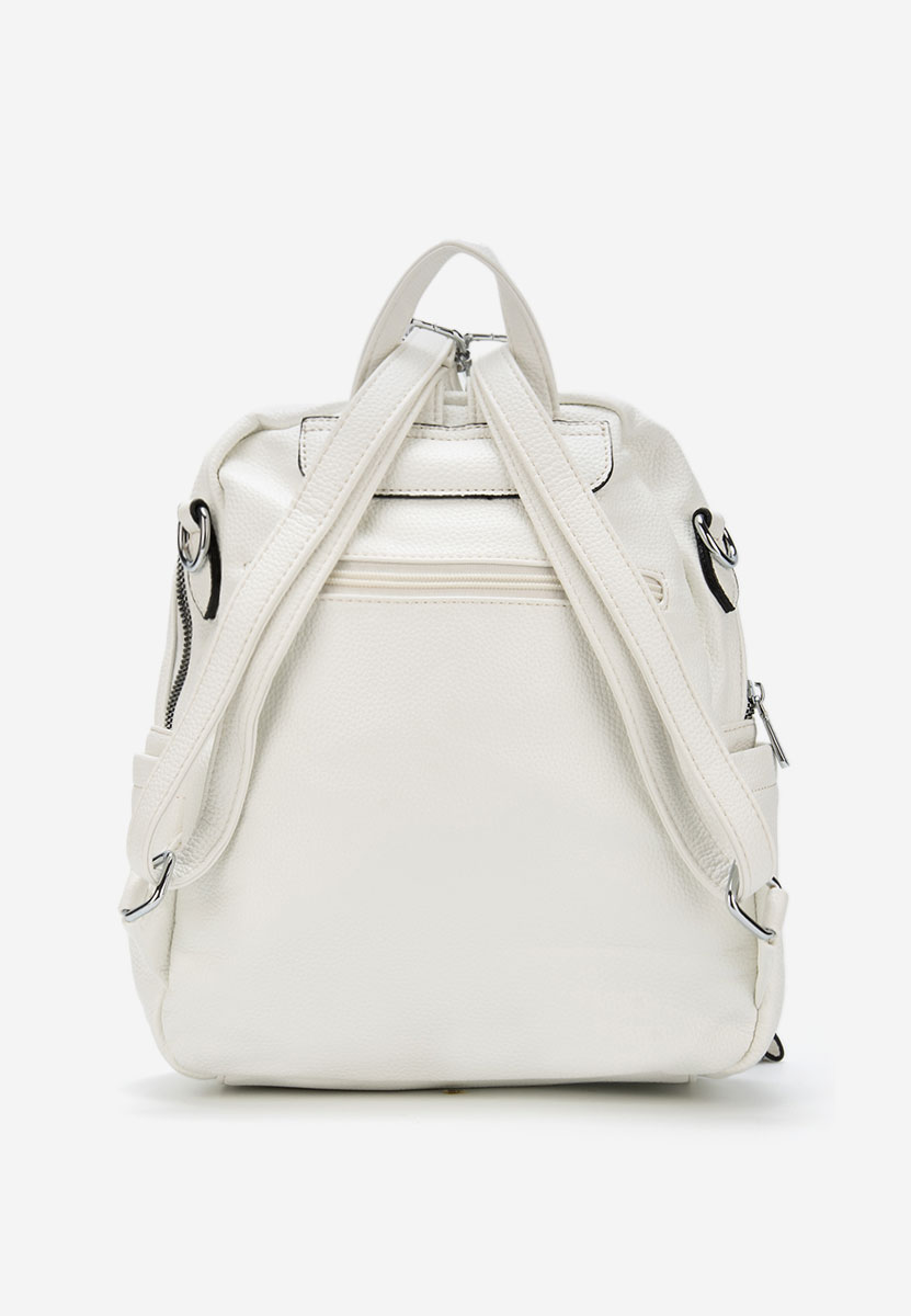 Bílá dámská batoh Silvia Rosa 6128
