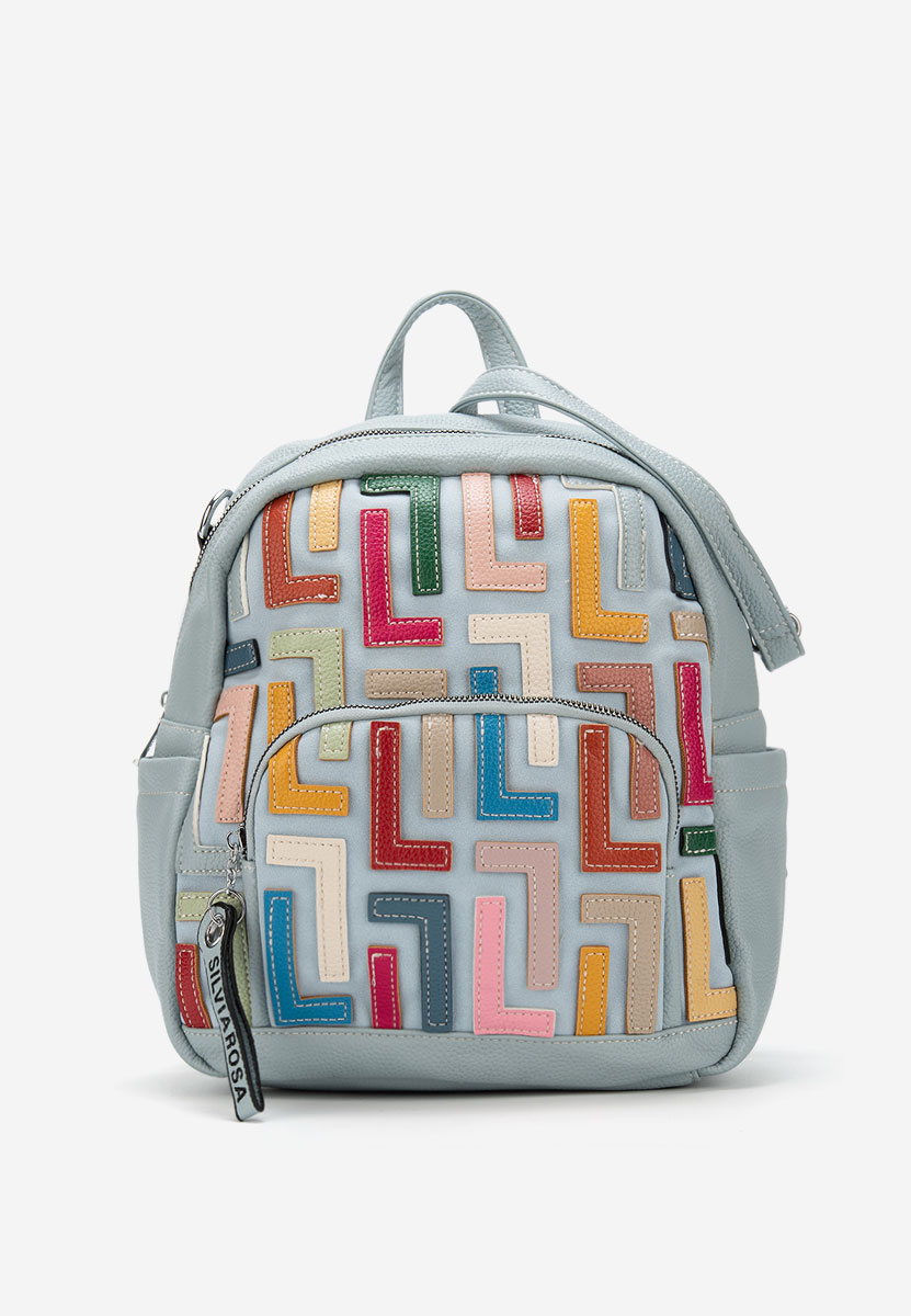 Modré dámská batoh Silvia Rosa 6128