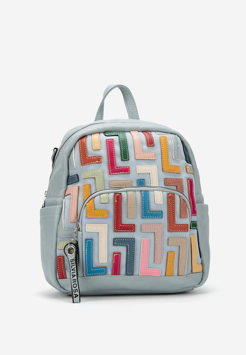 Modré dámská batoh Silvia Rosa 6128