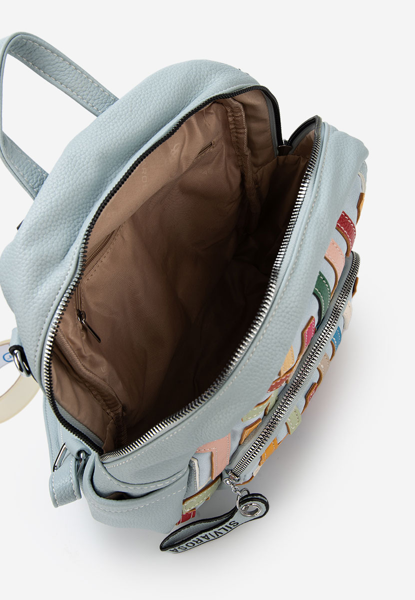 Modré dámská batoh Silvia Rosa 6128