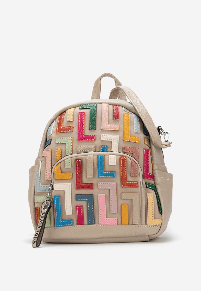 Šedé dámská batoh Silvia Rosa 6128