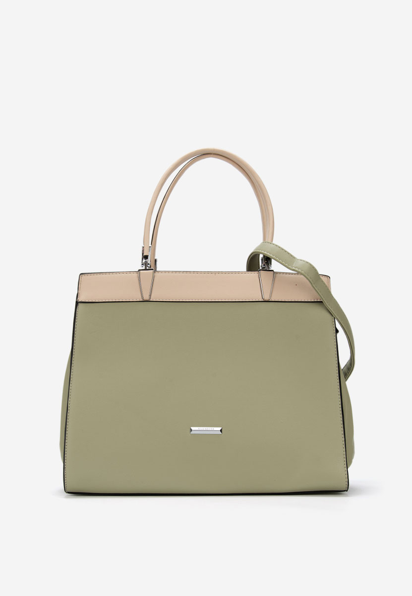 Zelená kancelářská kabelka Silvia Rosa 8170