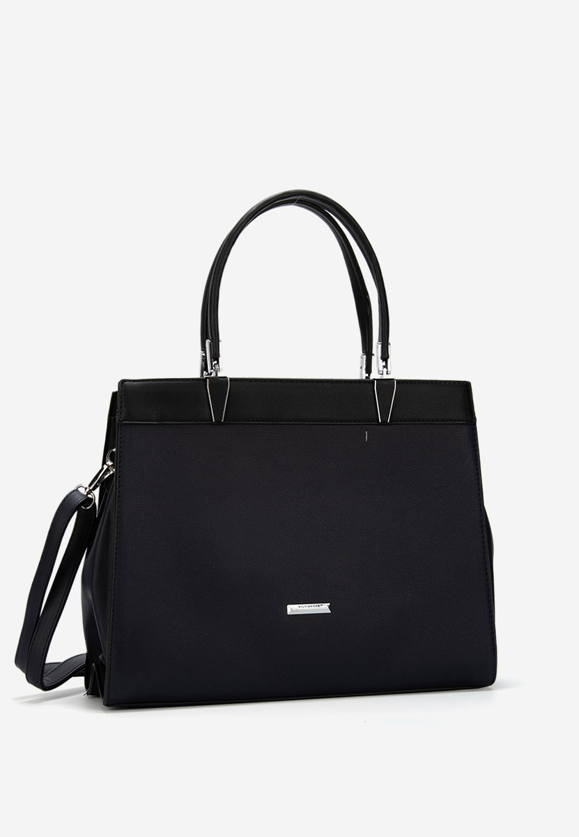 Tmavě modré kancelářská kabelka Silvia Rosa 8170