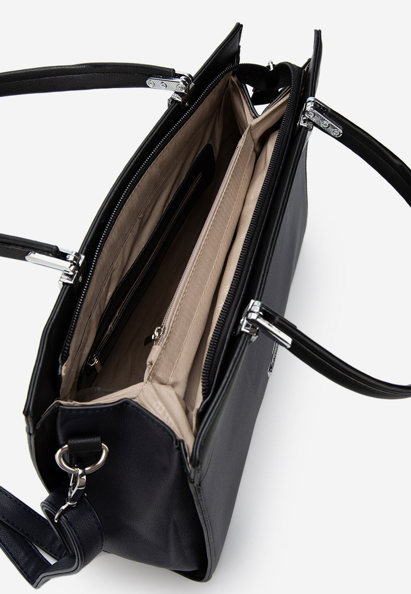 Tmavě modré kancelářská kabelka Silvia Rosa 8170