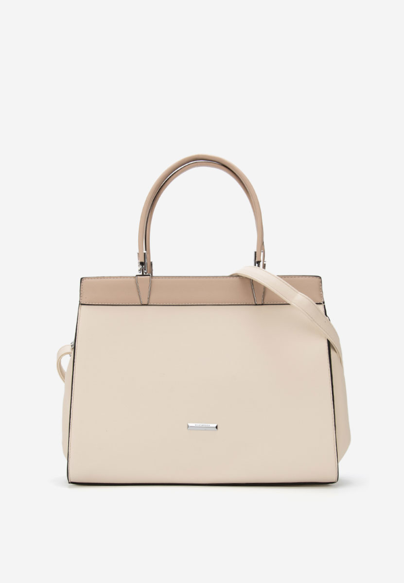 Bílá kancelářská kabelka Silvia Rosa 8170