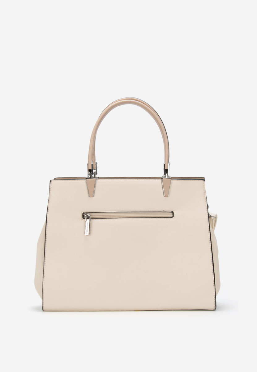 Bílá kancelářská kabelka Silvia Rosa 8170