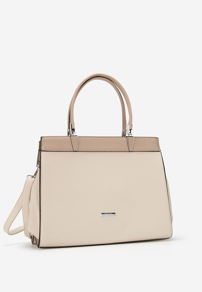 Bílá kancelářská kabelka Silvia Rosa 8170