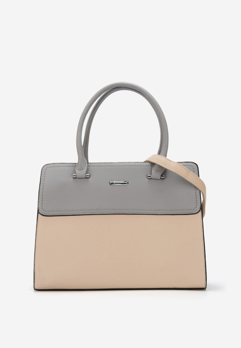 Béžové kancelářská kabelka Silvia Rosa 6793