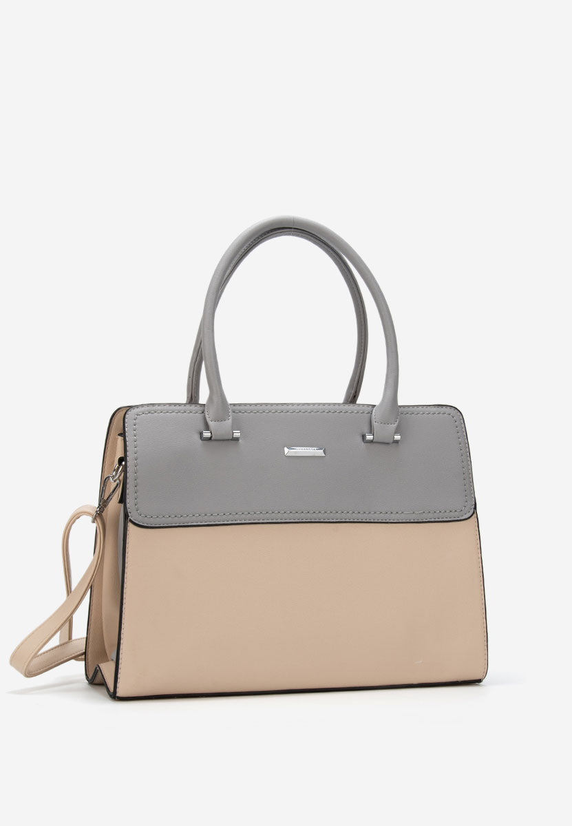 Béžové kancelářská kabelka Silvia Rosa 6793