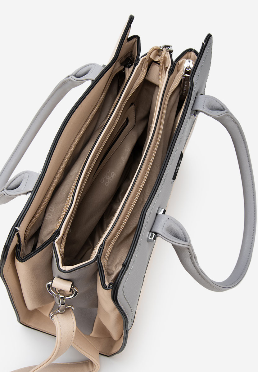 Béžové kancelářská kabelka Silvia Rosa 6793