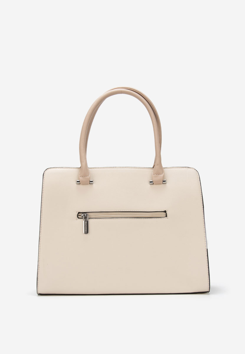Bílá kancelářská kabelka Silvia Rosa 6793