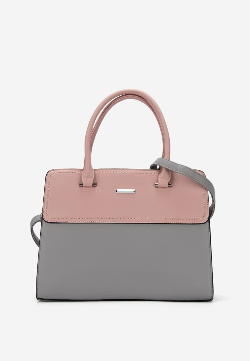 Šedé kancelářská kabelka Silvia Rosa 6793