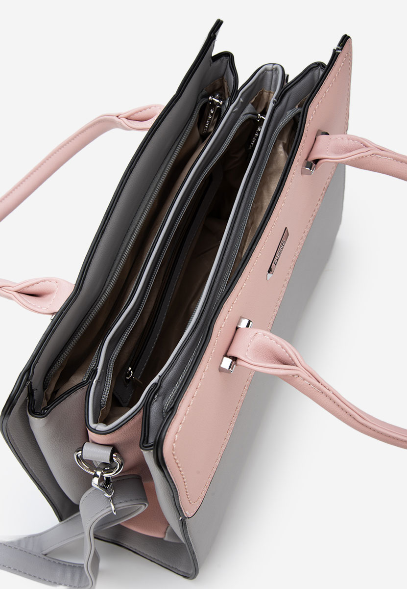 Šedé kancelářská kabelka Silvia Rosa 6793